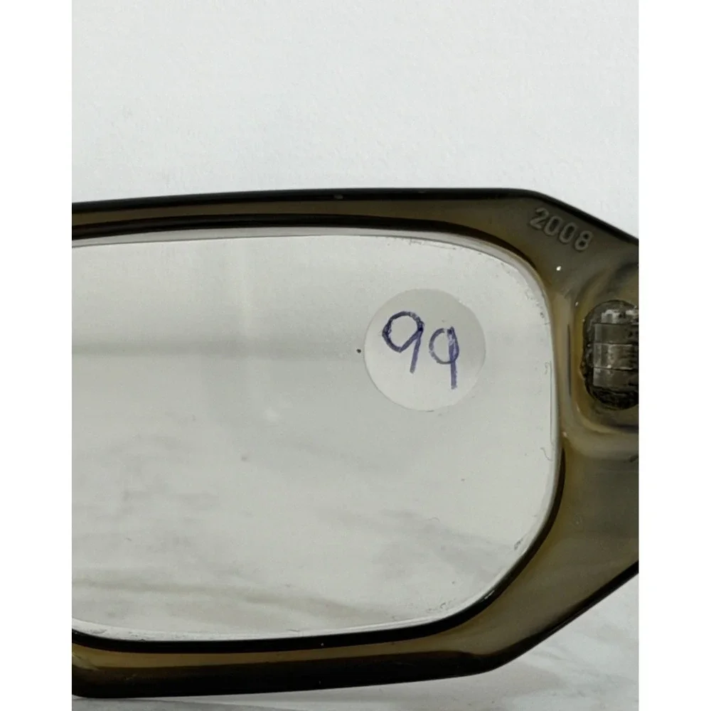 Christian Dior Optyl Eyeglass Frames Olive Green Geometric 2008 Austria